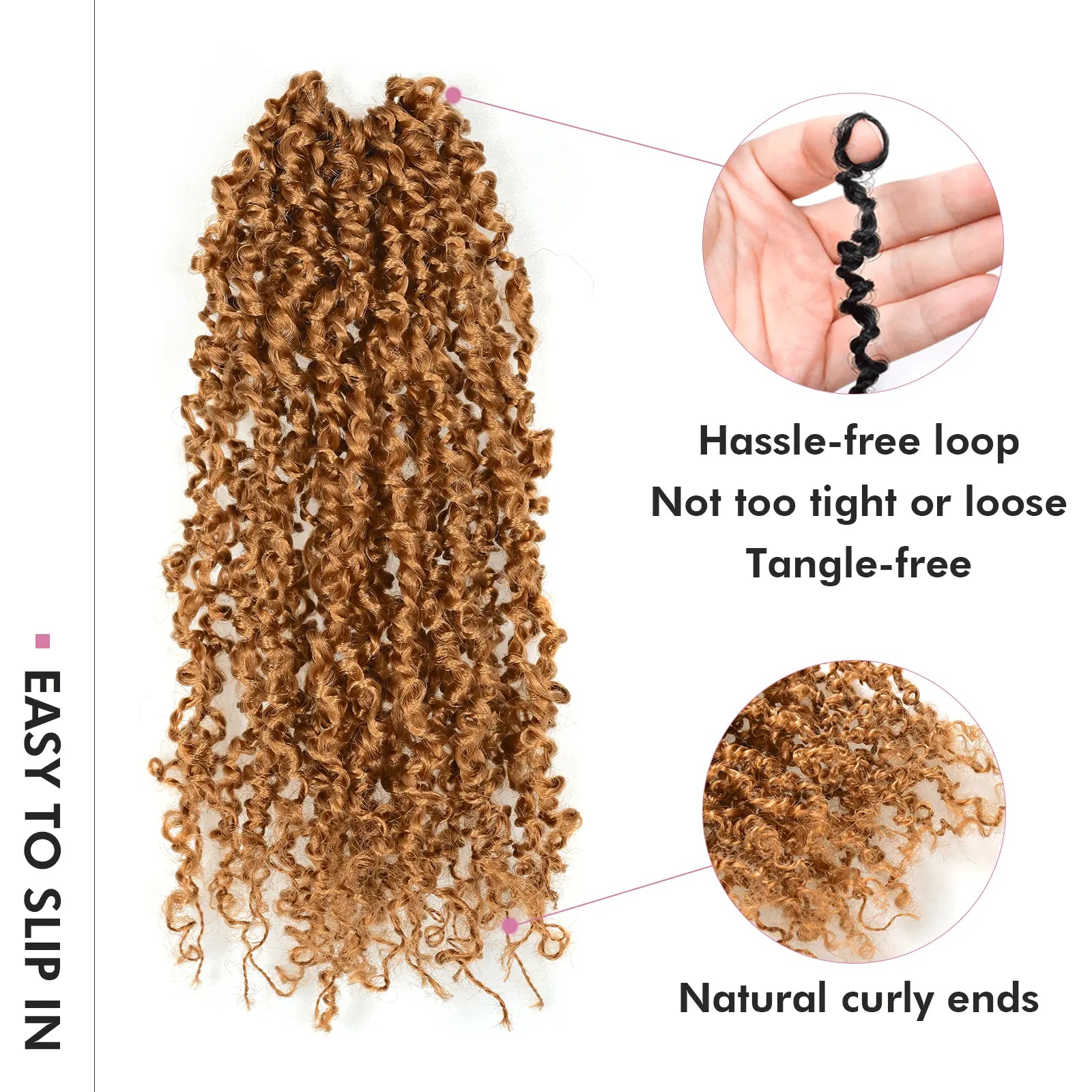 1 Pack YT | Toyotress® Yanky Twist Pre Looped Mini Passion Twist Short Passion Twist Crochet Braids Synthetic Hair Extensions Toyotress